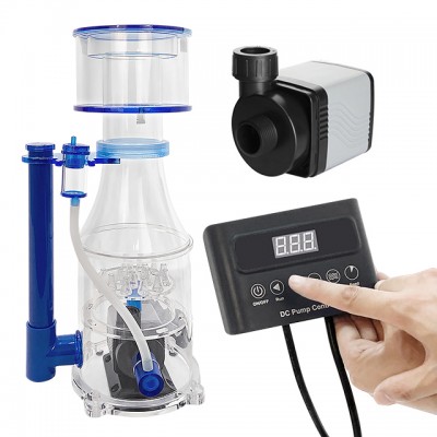 Heto Marine Aquarium Protein Skimmer,Seawater/Saltwater/Coral/Reef Fish Tank Aquarium Protein Skimmer ,DC Needle Pump